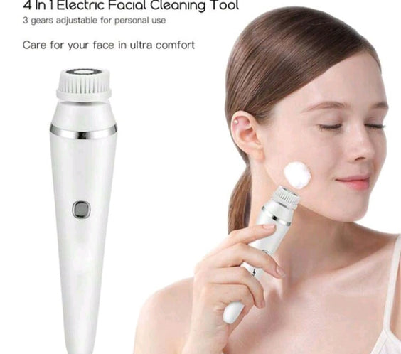 4-In-1 Rechargeable Electric Facial Cleansing Brush