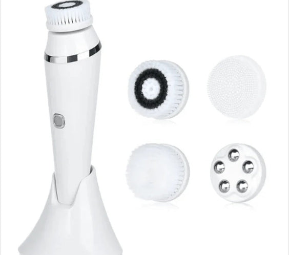 4-In-1 Rechargeable Electric Facial Cleansing Brush